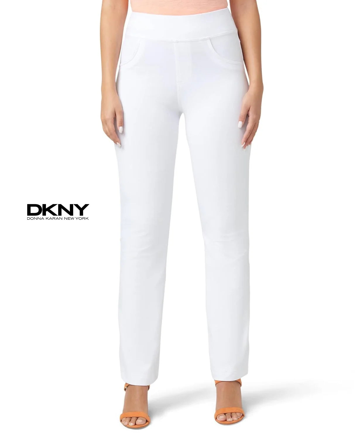 DKNY Women’s High-Waisted Skinny Jeans – Soft Fabric & Elegant Fit