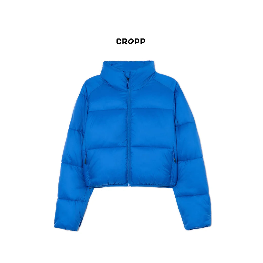 Classic Short Puffer Jacket for Women – Warm Quilted Style