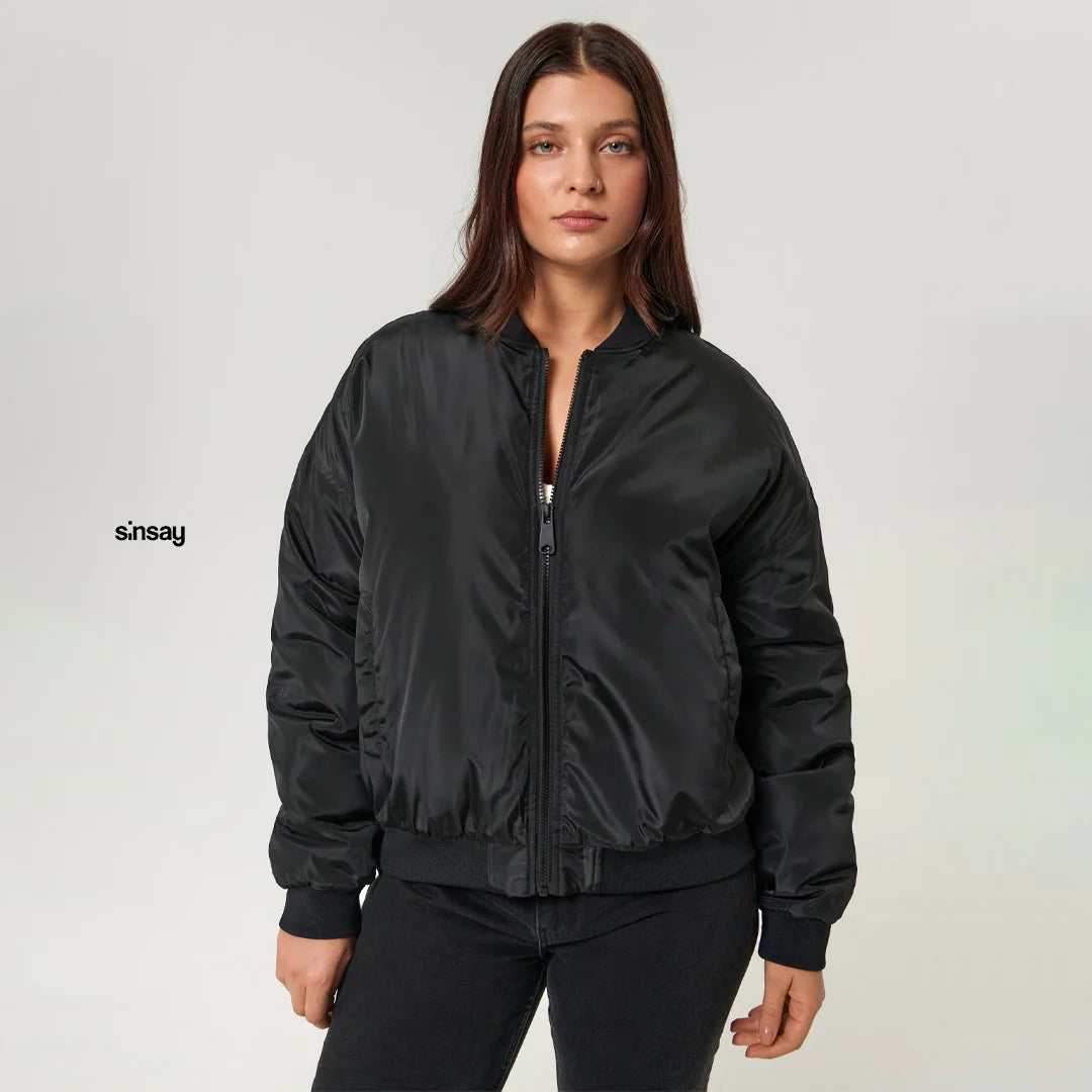 Classic Bomber Jacket for Women – Lightweight Everyday Look
