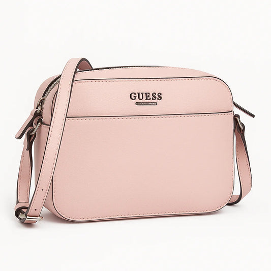 Guess Printed Crossbody Bag with Zip Closure