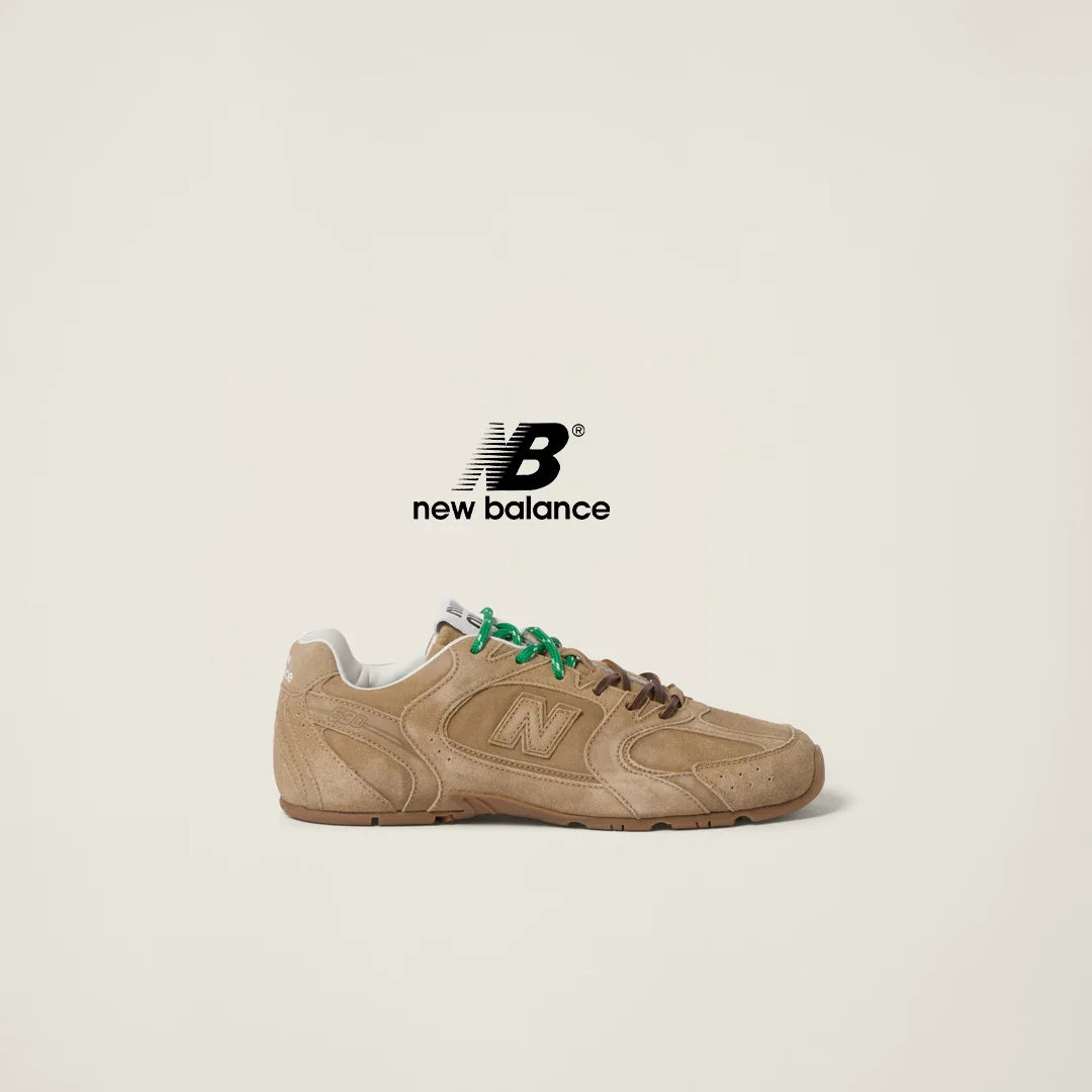 New Balance x Miu Miu 530 SL Suede Sneakers